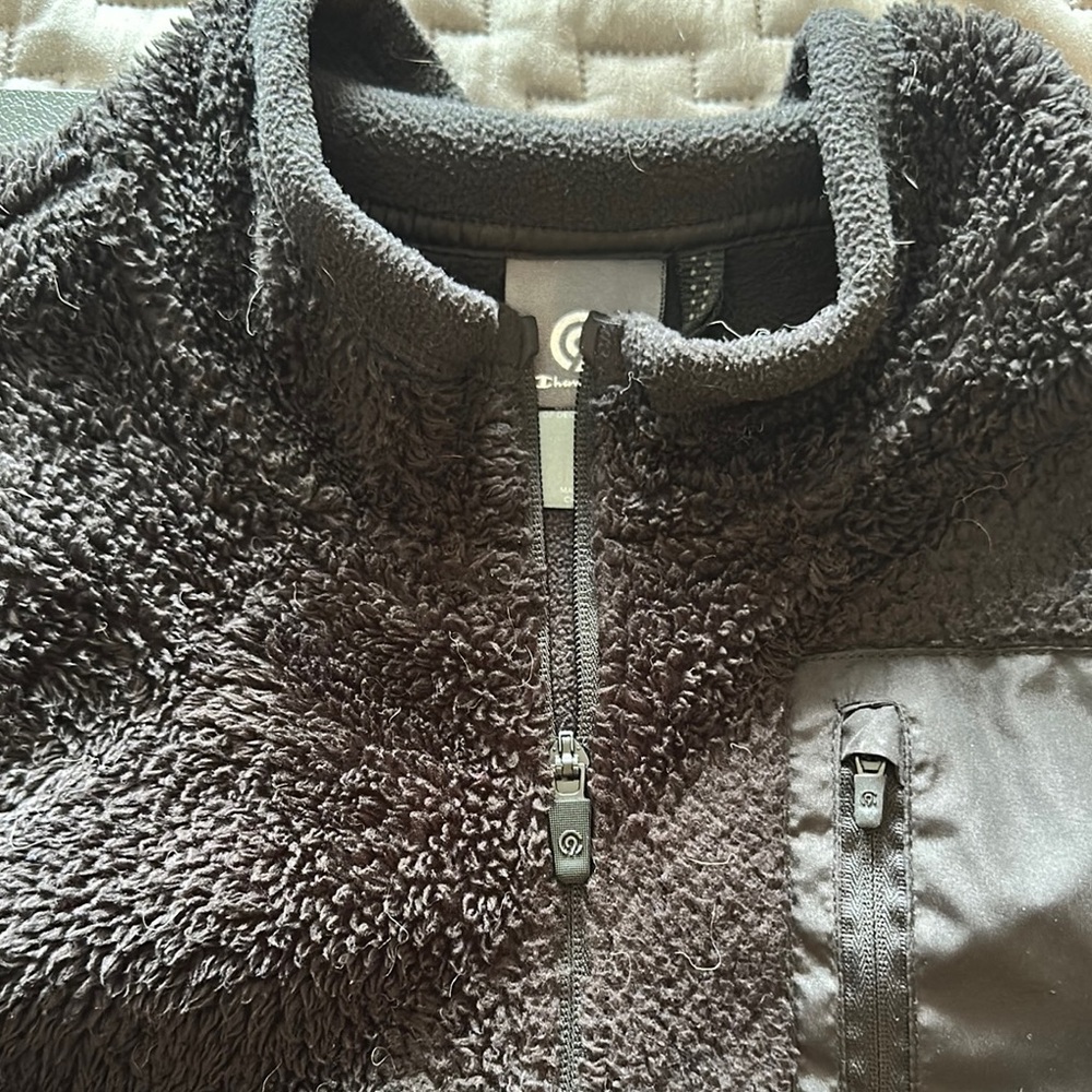 Champion Black Hoodie Sweatshirt Essential Comfort